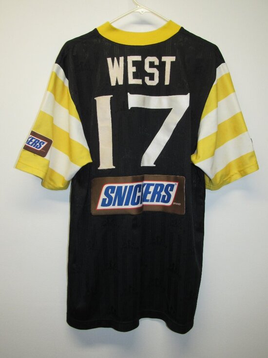 Vintage Adidas 1997/98 COLUMBUS CREW Brian WEST #17 MLS Soccer Jersey sz L RARE